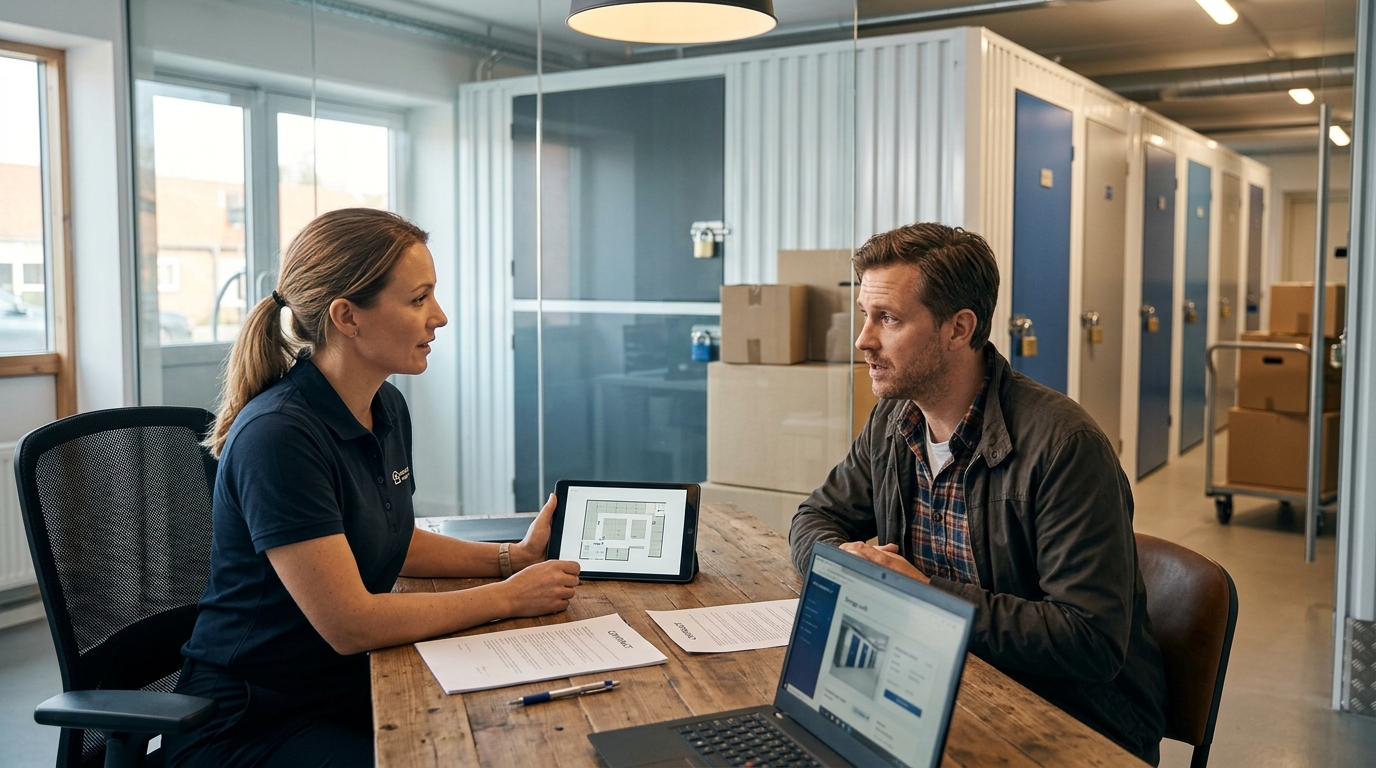 Book korttidsopbevaring til dine ejendele under renovering