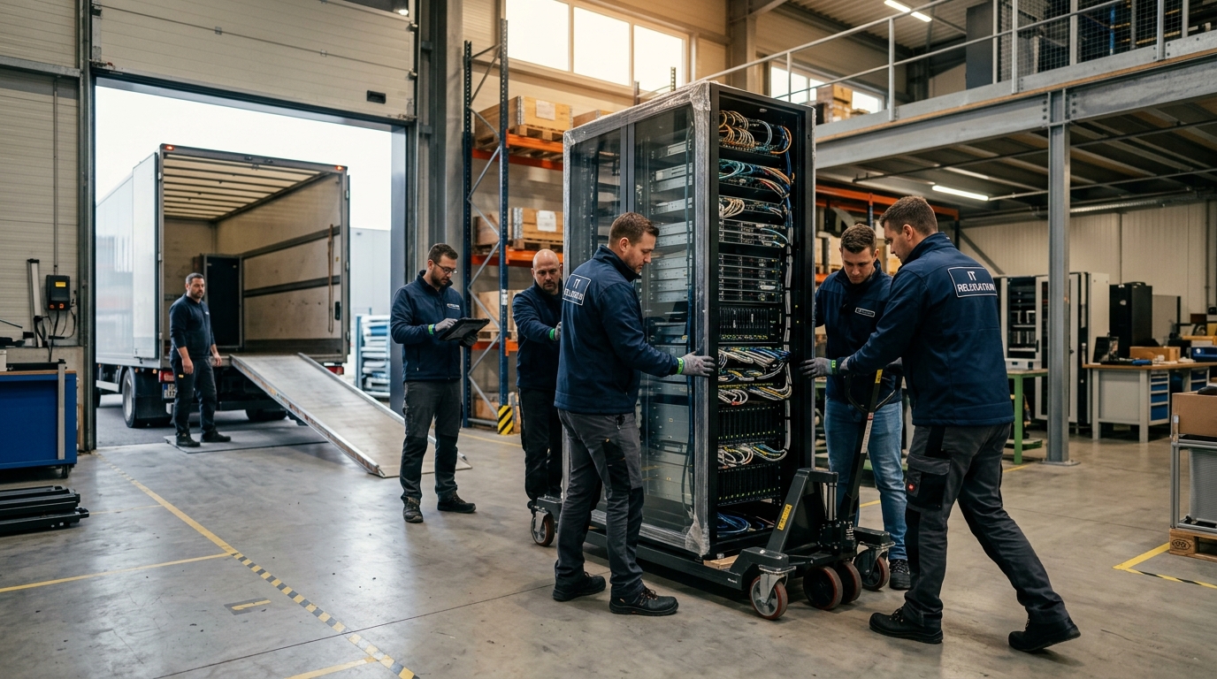 Professionel flytning af IT-udstyr og servere